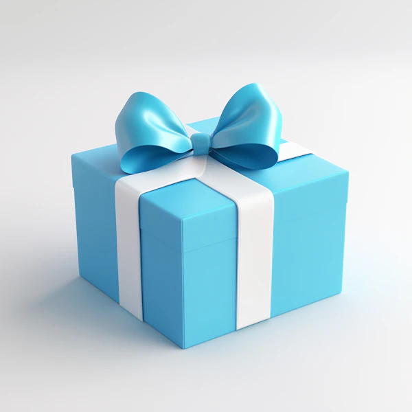 Elegant Blue Gift Box