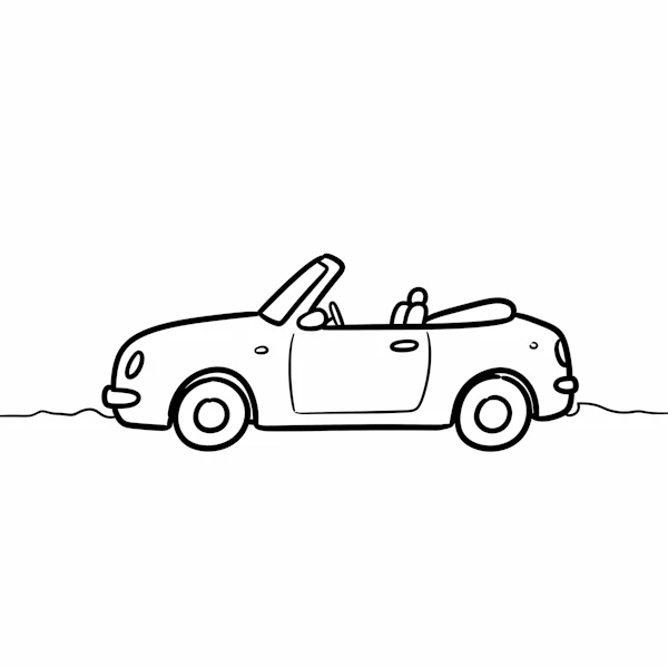 Convertible Line Art