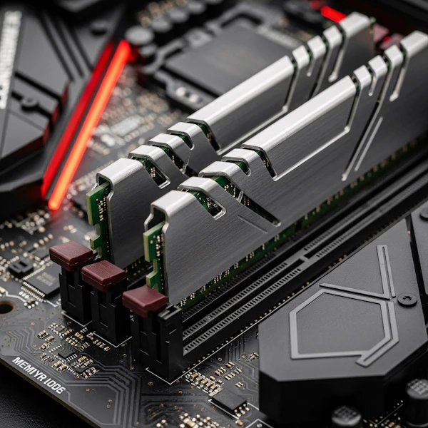 Close-Up of Motherboard