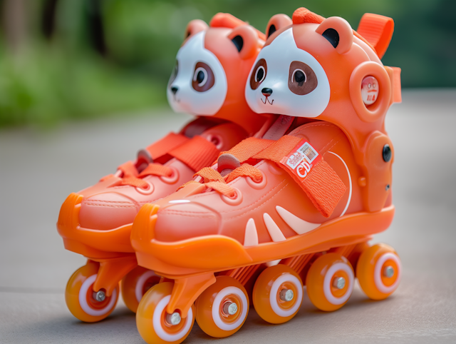 Children's Panda Roller Skates