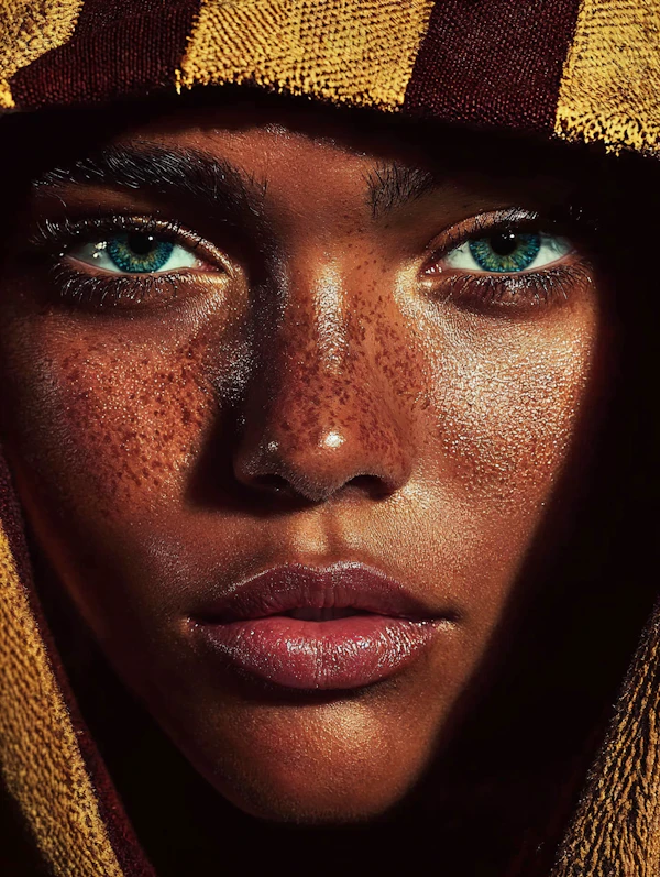 Freckled Portrait