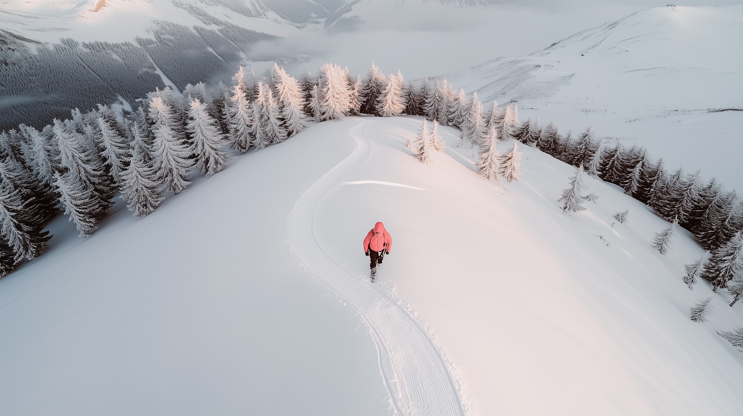 Solitary Winter Walk