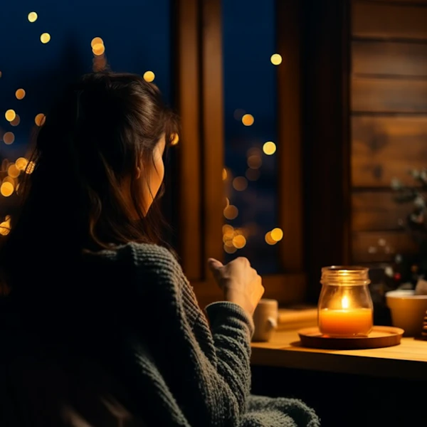 Serene Nighttime Contemplation