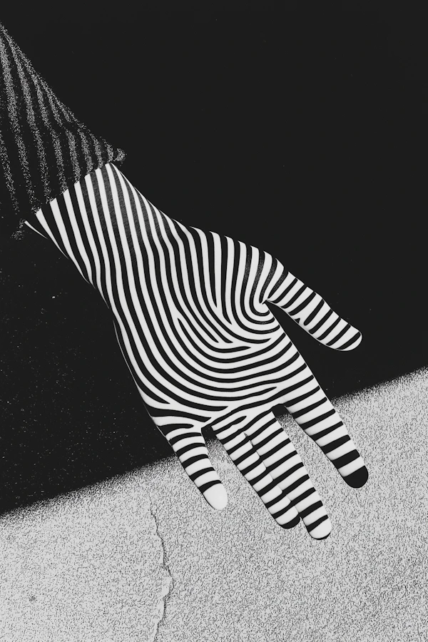 Striped Hand Illusion