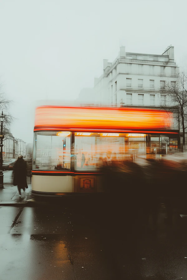 Neon Urban Street Scene
