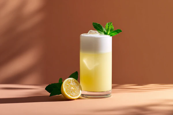Refreshing Yellow Cocktail