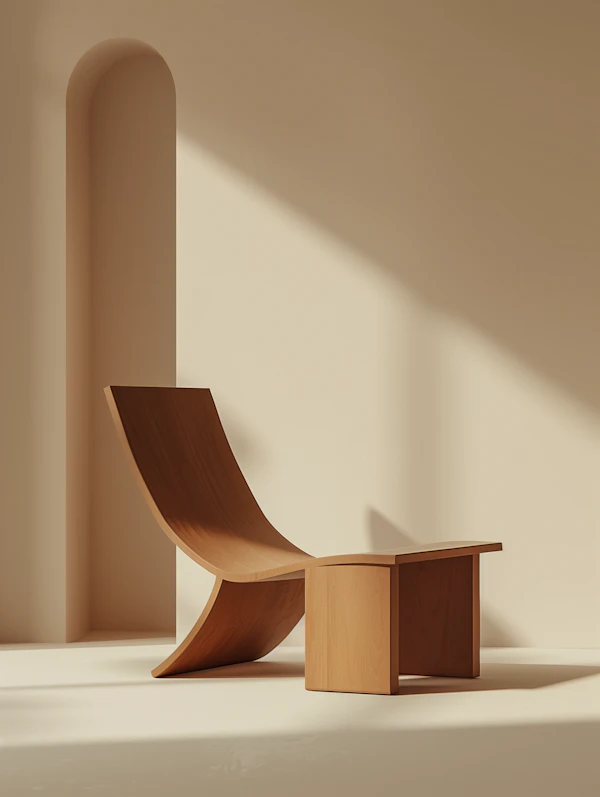 Minimalist Wooden Chair