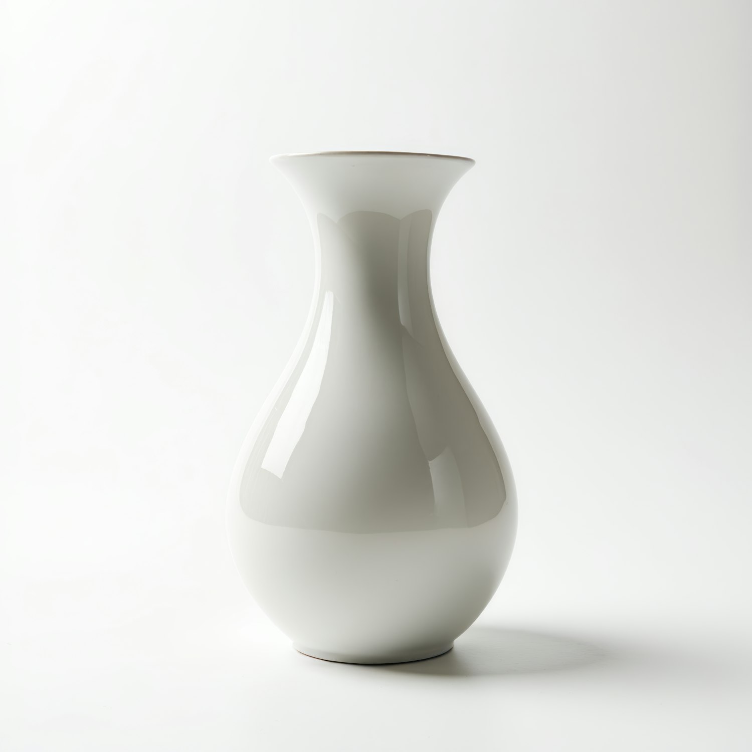 Elegant White Ceramic Vase