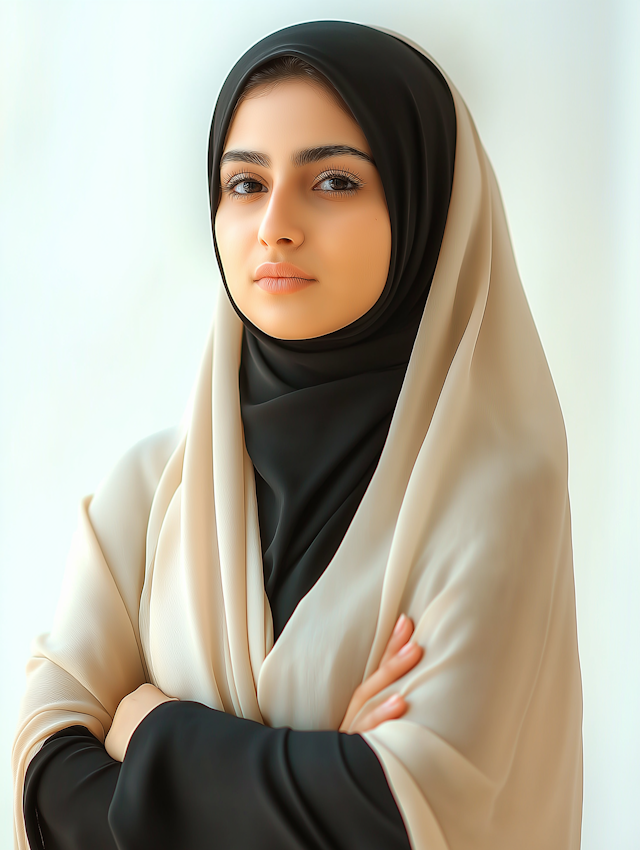 Young Woman in Hijab