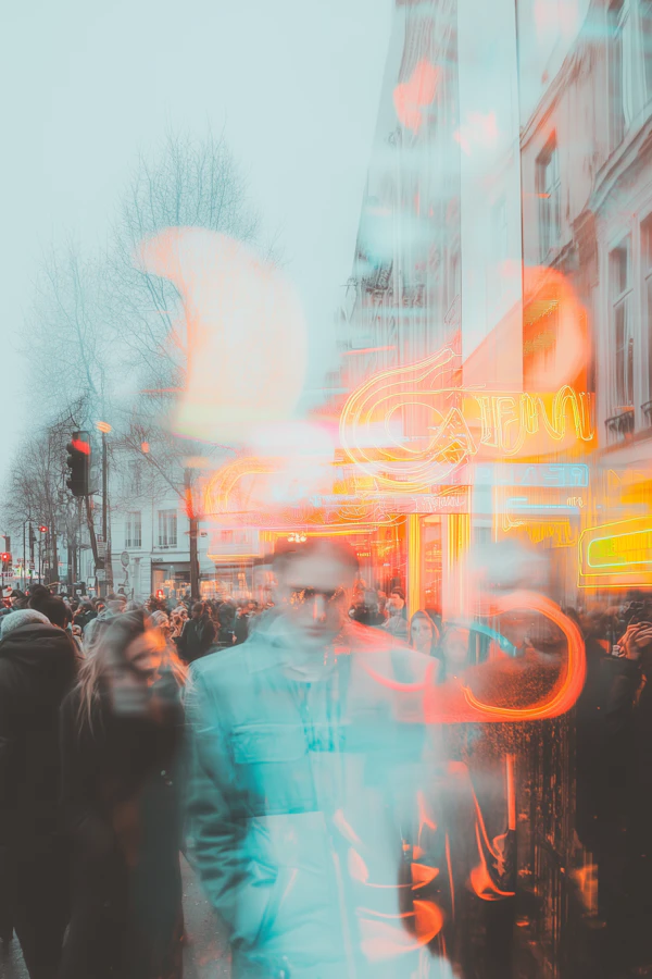 Surreal Urban Street Scene