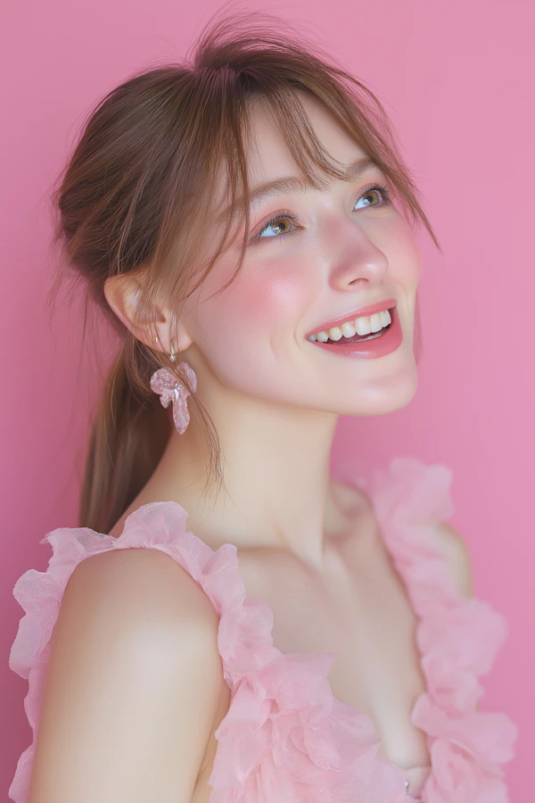 Pink Aesthetic Portrait