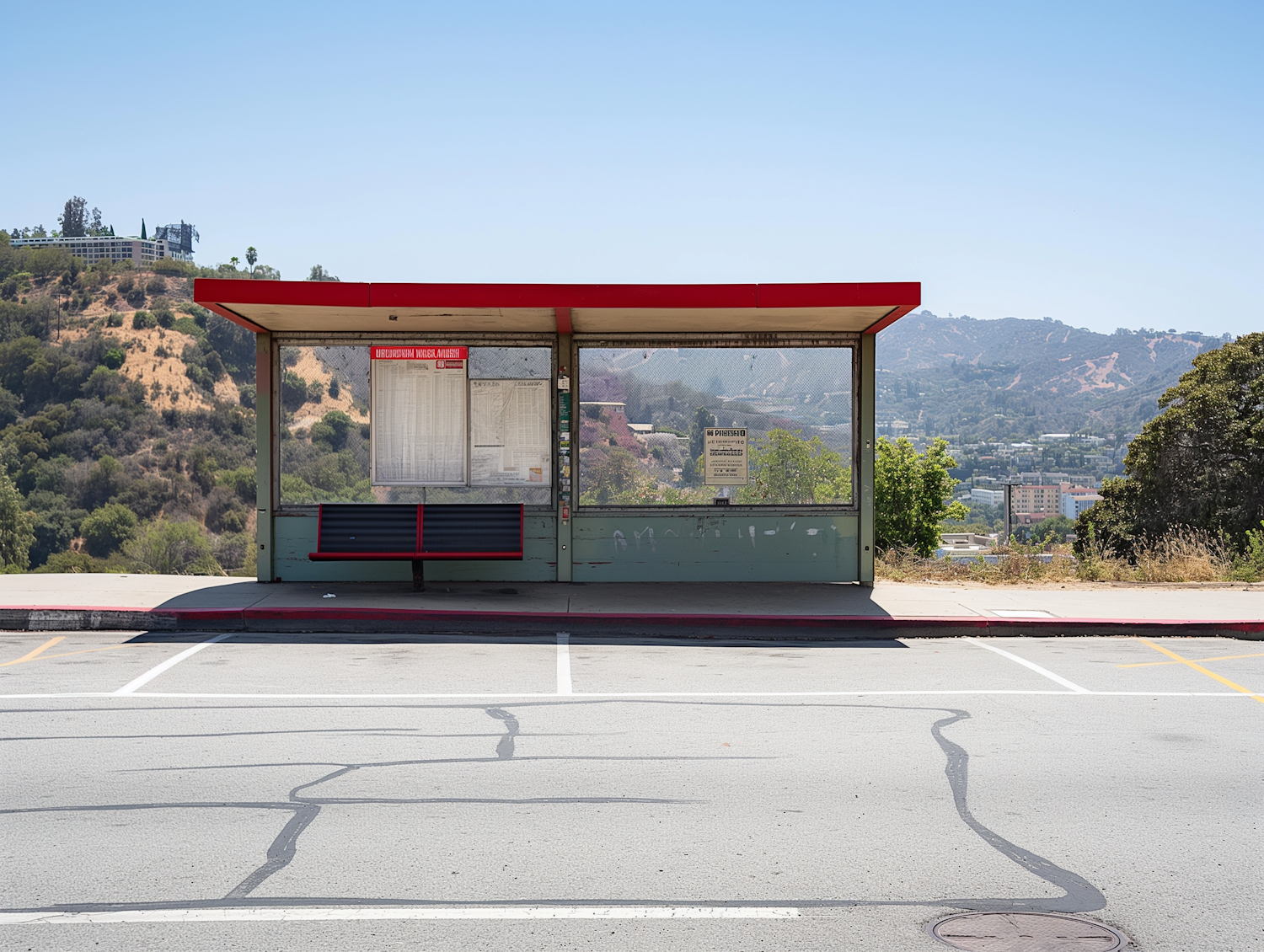 Retro Style Bus Stop