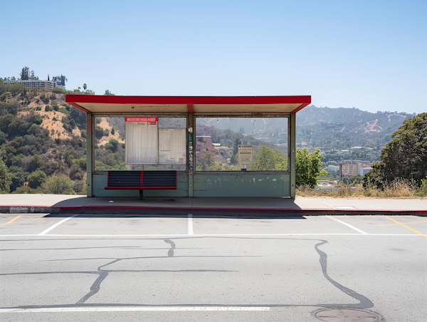 Retro Style Bus Stop