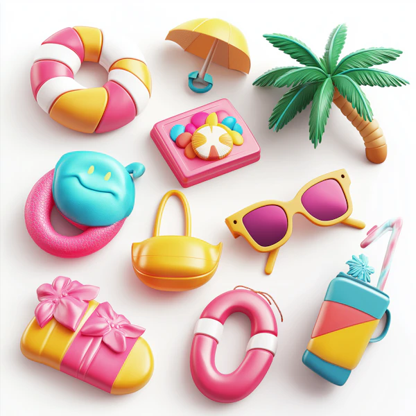 Summer-Themed Objects