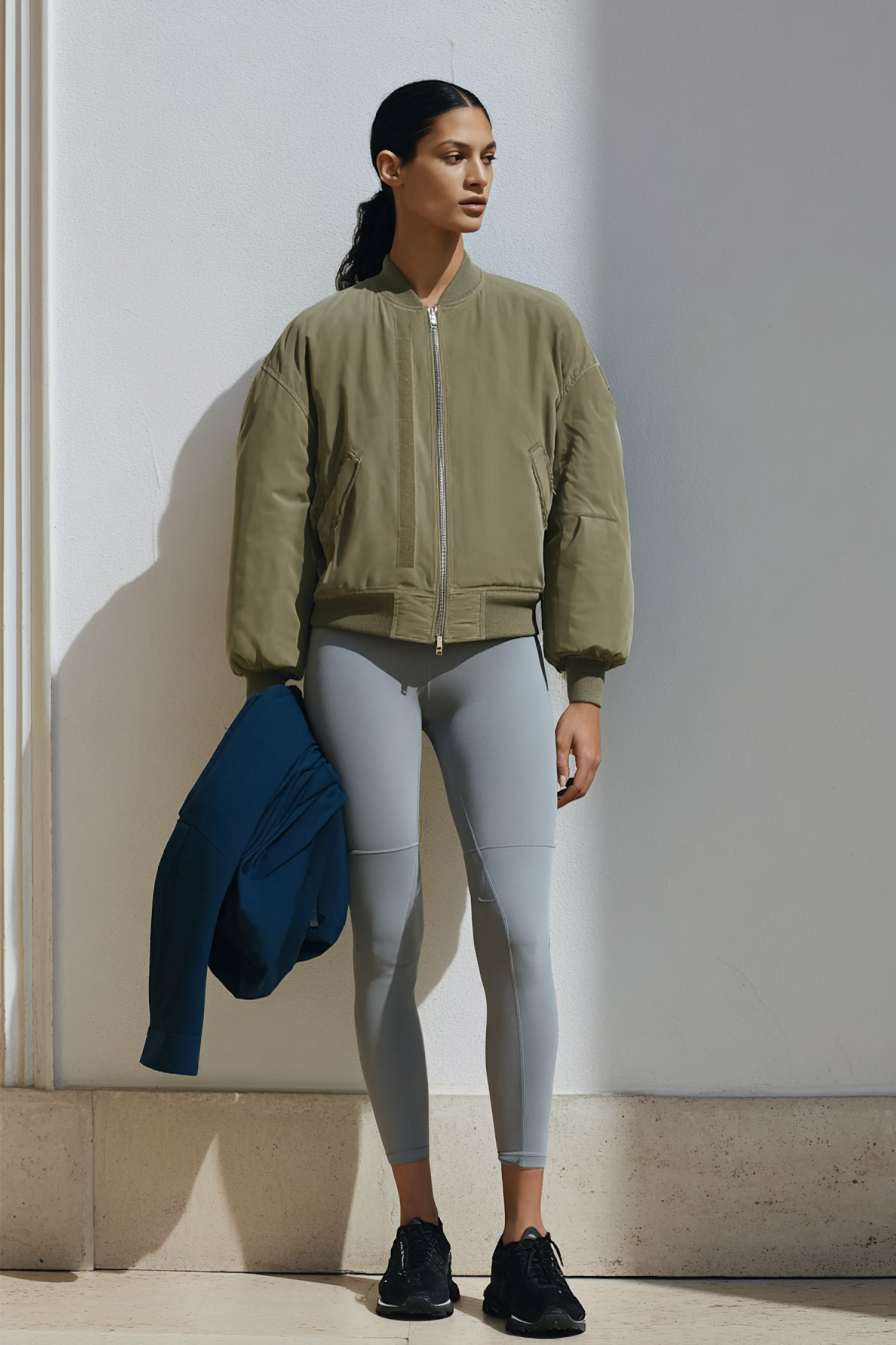 Woman in Minimalist Setting