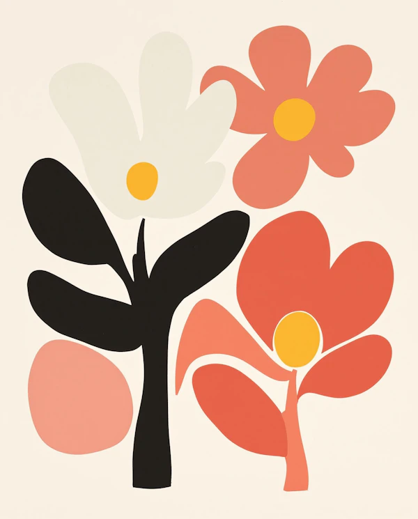 Abstract Floral Design