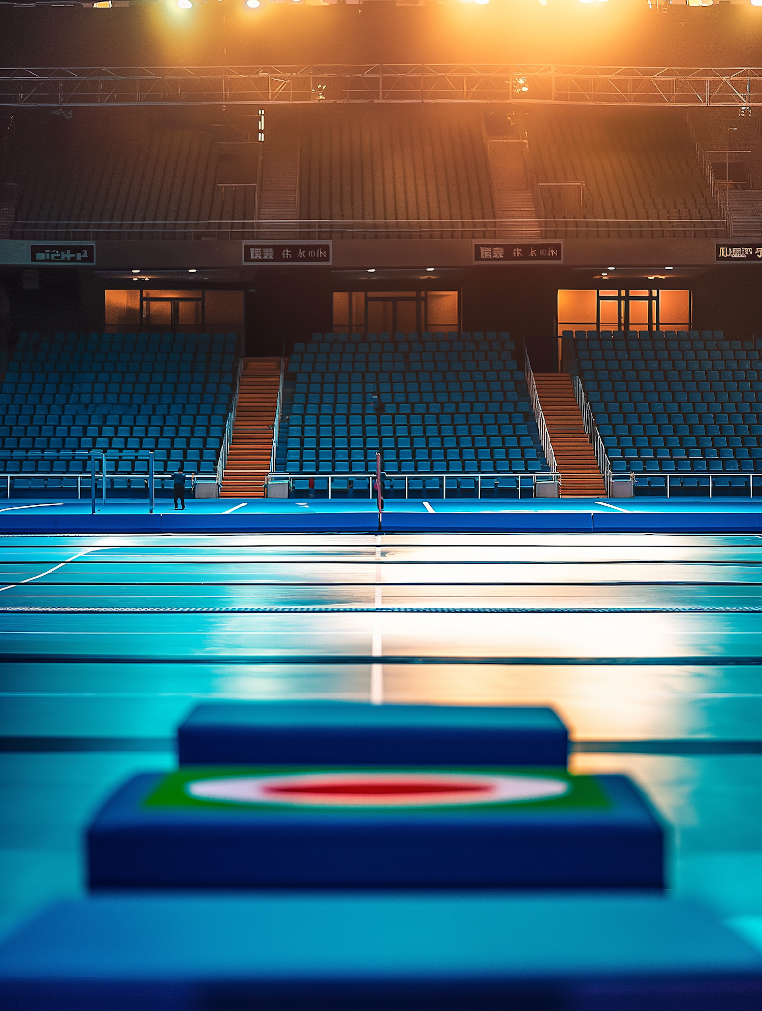 Empty Indoor Sports Arena