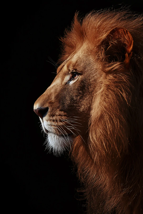 Majestic Lion Portrait