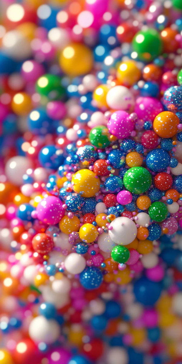 Colorful Spheres Art