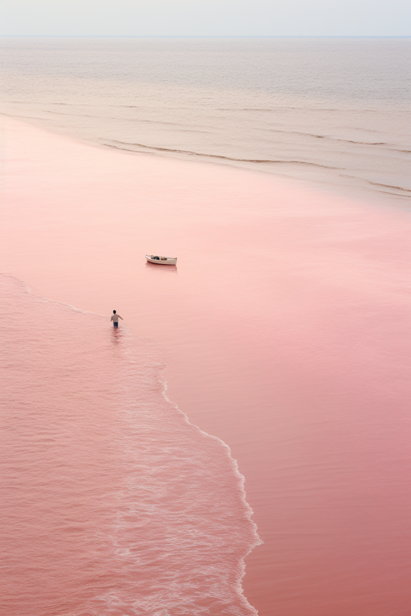 Contemplation on the Pink Horizon