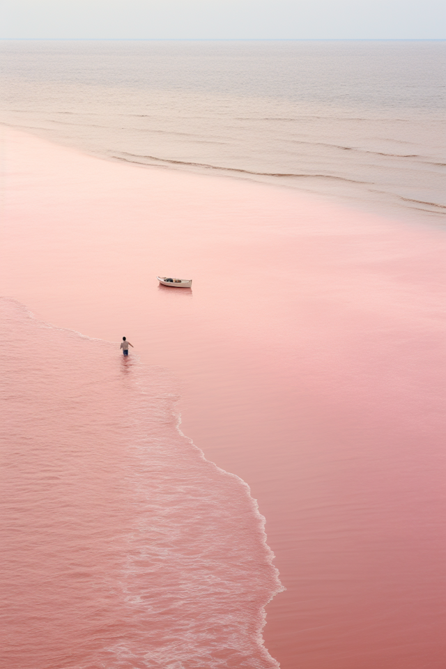 Contemplation on the Pink Horizon