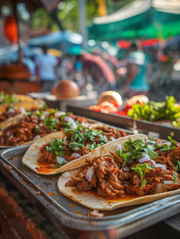 Vibrant Mexican Street Tacos