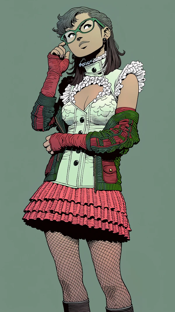 Stylized Woman Portrait