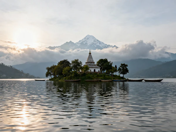 Tranquil Lake Scene