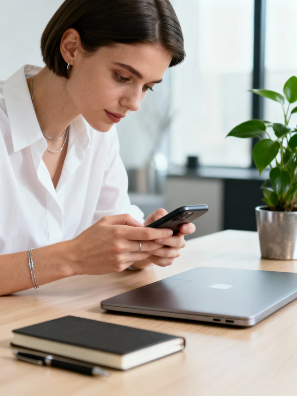Woman at Desk