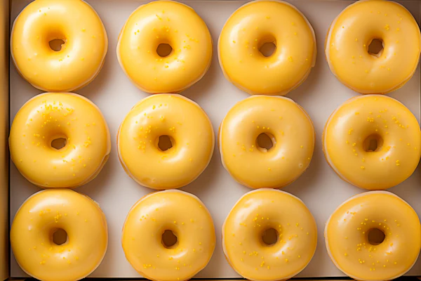 Citrus Glaze Symphony Donuts