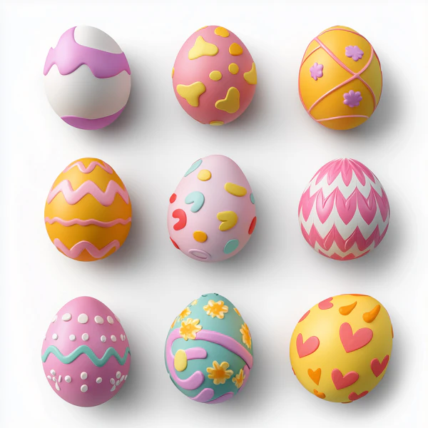 Colorful Easter Eggs
