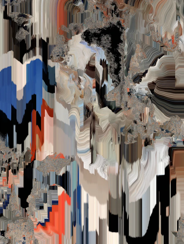 Abstract Color Streaks