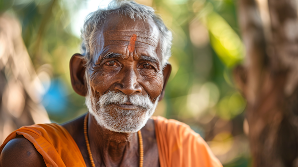 Elderly Man with Stories in His Eyes