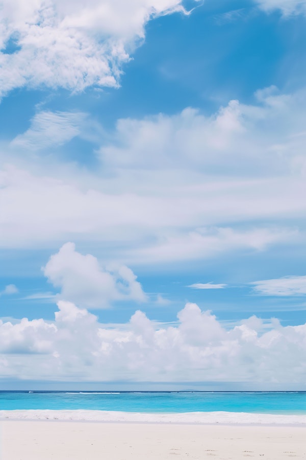 Serene Beach and Sky