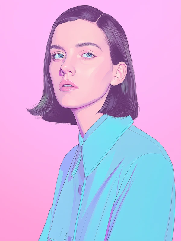 Stylized Portrait Illustration
