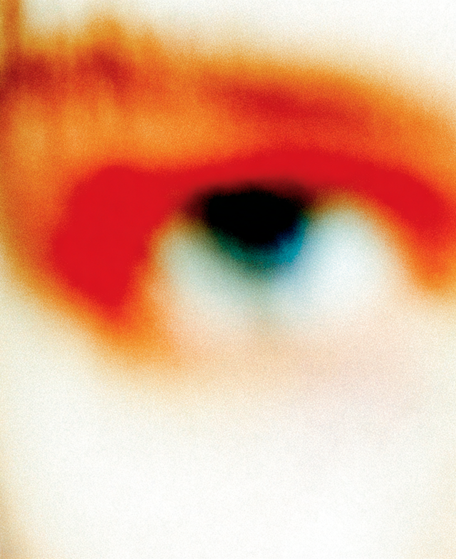Abstract Eye Close-Up