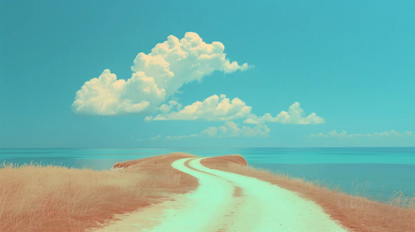 Serene Path to the Sea