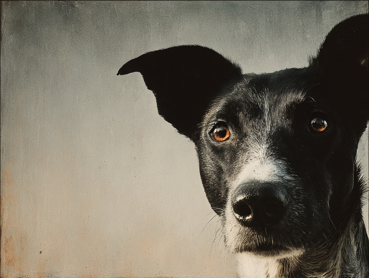 Curious Dog Portrait