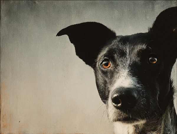 Curious Dog Portrait