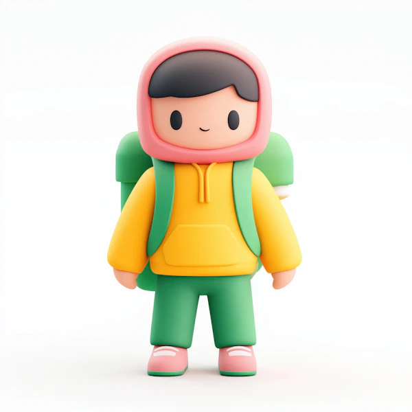 Cartoon Child Character