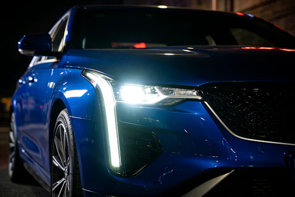 Modern Car Front View