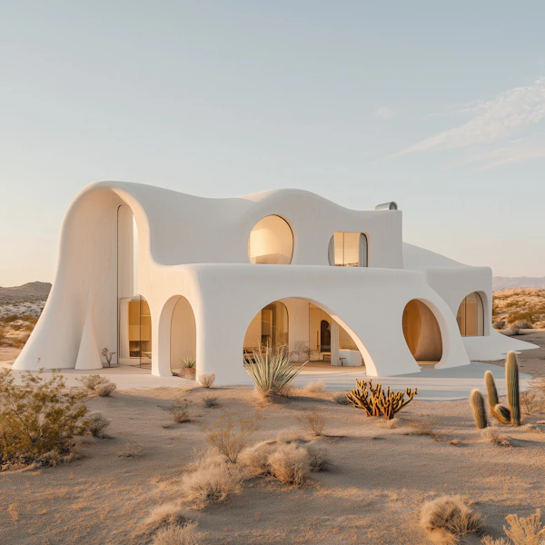 Futuristic Desert Home
