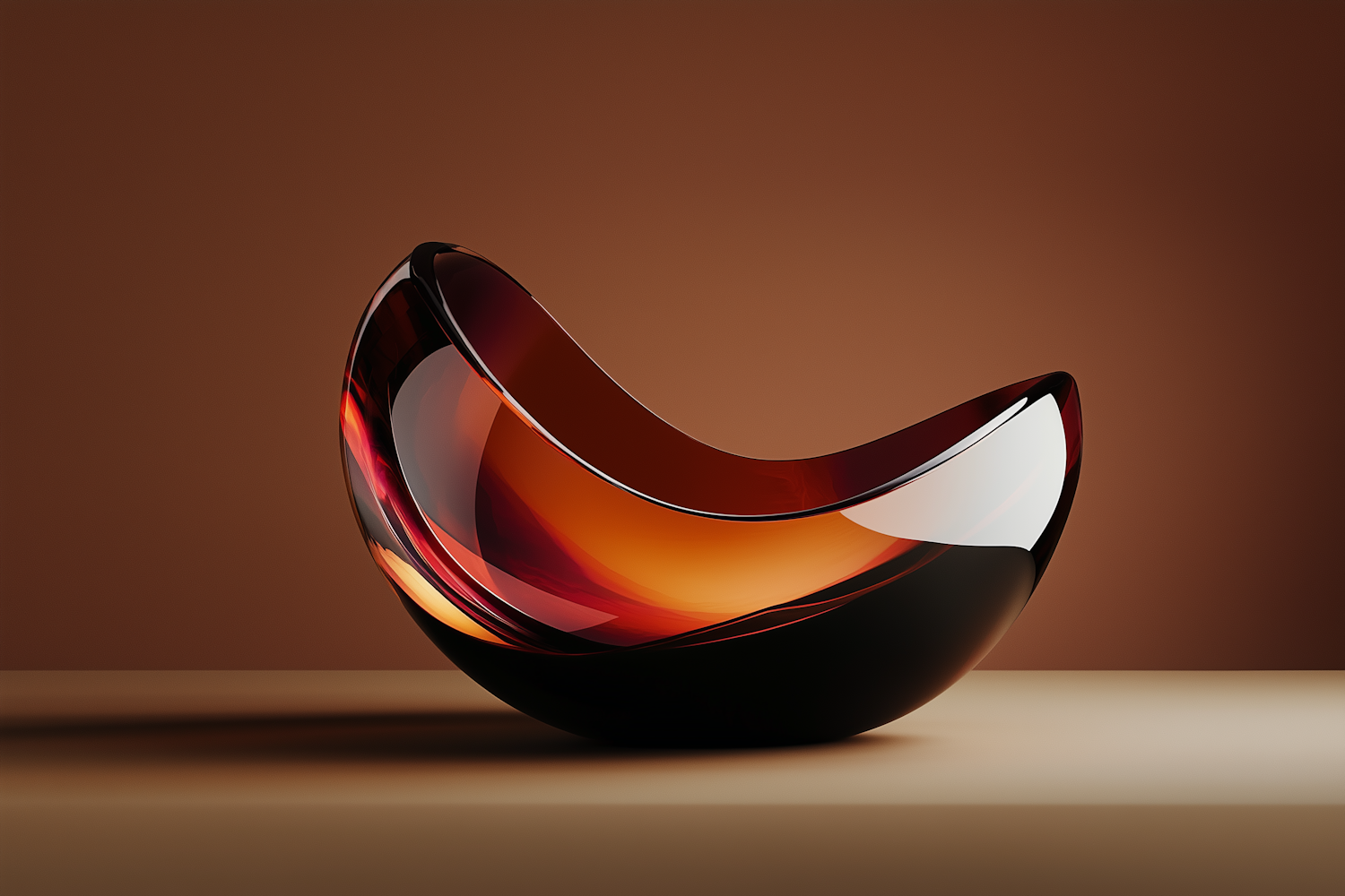 Modern Glass Sculpture