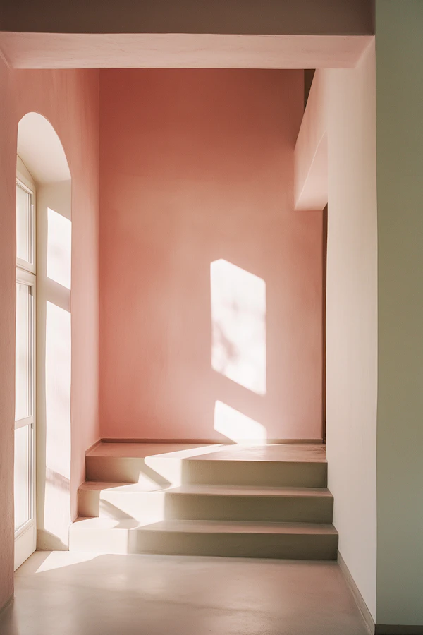 Minimalist Pink Interior
