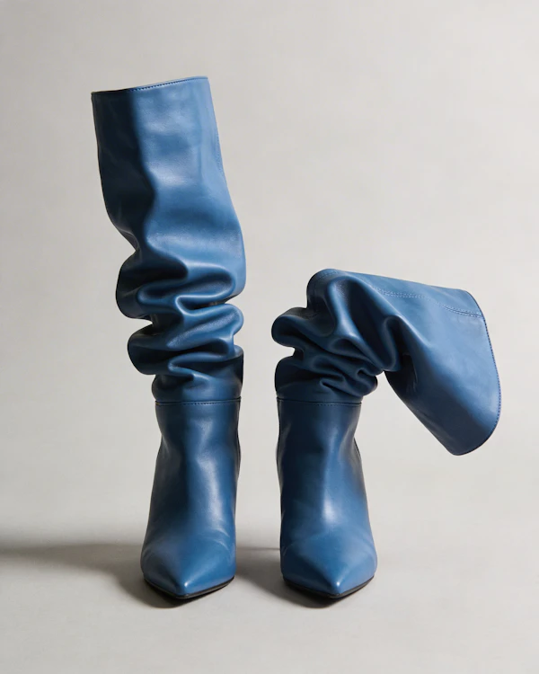 Stylish Blue Boots
