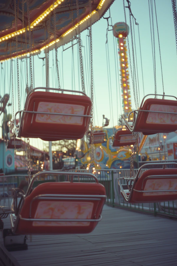 Amusement Park Swing Ride