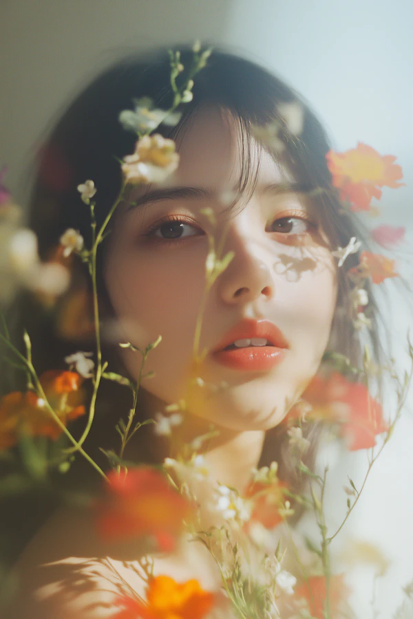 Ethereal Floral Portrait