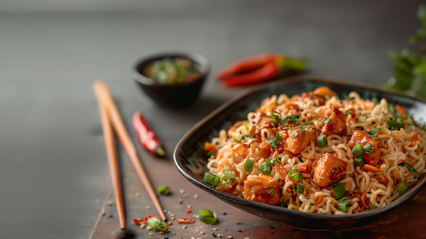 Asian-Style Noodle Stir-Fry