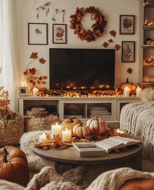 Cozy Autumn Living Room