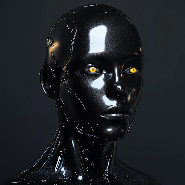 Futuristic Humanoid AI